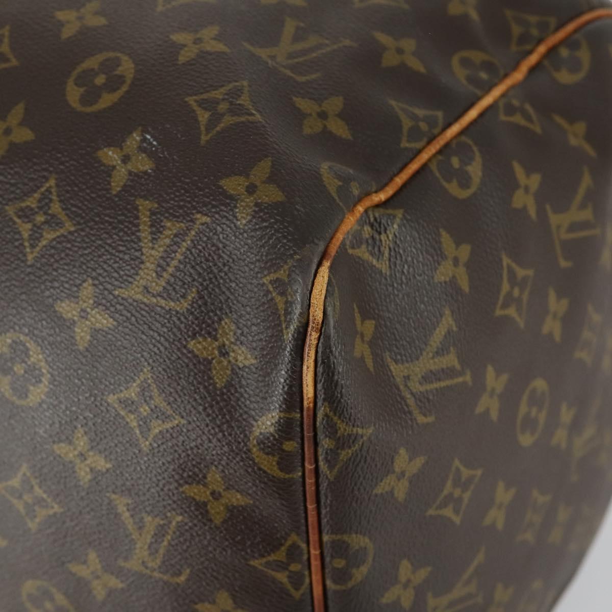 LOUIS VUITTON Monogram Keepall 55 Boston Bag M41424 LV Auth 161537