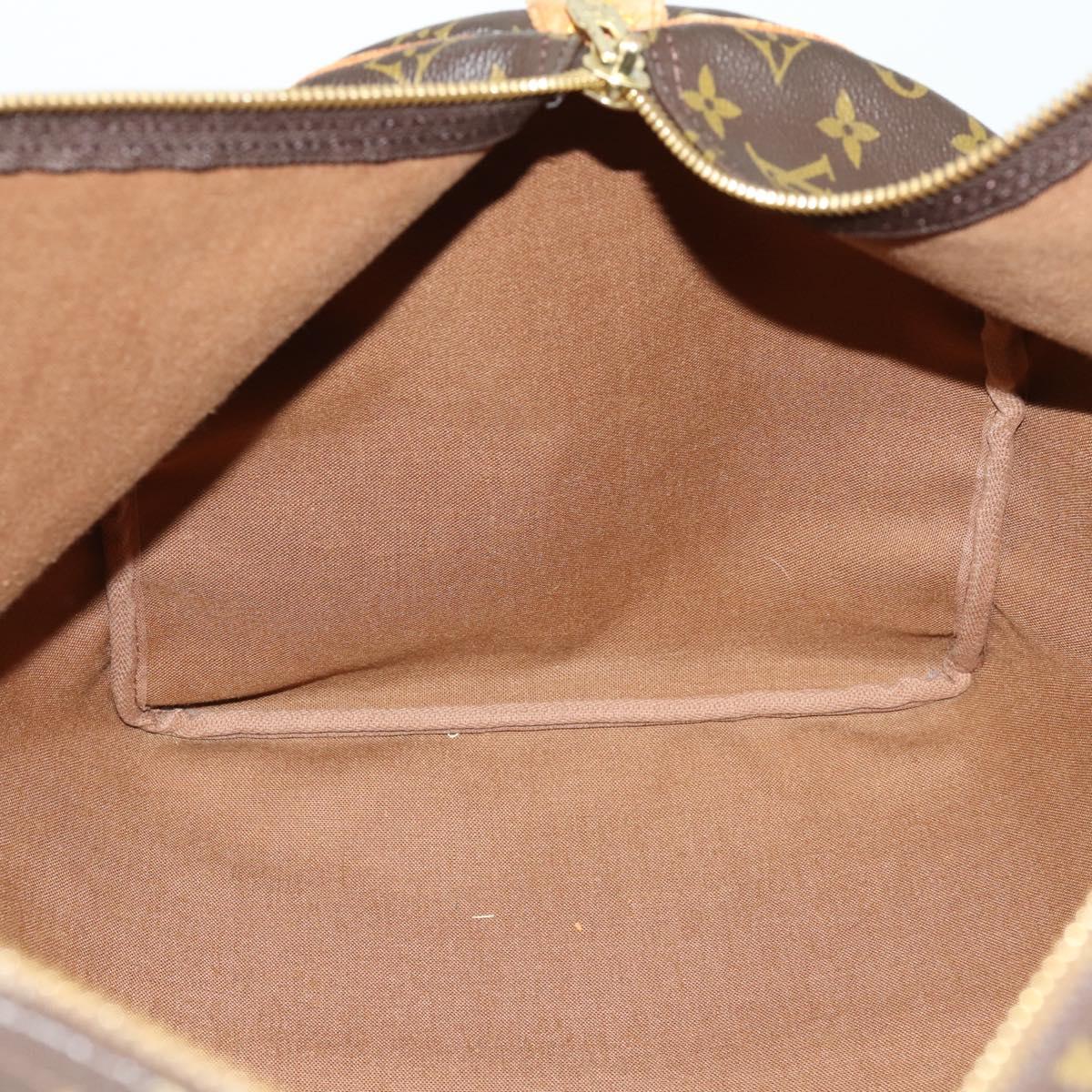 LOUIS VUITTON Monogram Keepall 55 Boston Bag M41424 LV Auth 161537