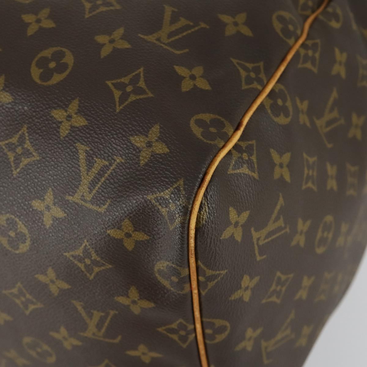 LOUIS VUITTON Monogram Keepall 55 Boston Bag M41424 LV Auth 161538
