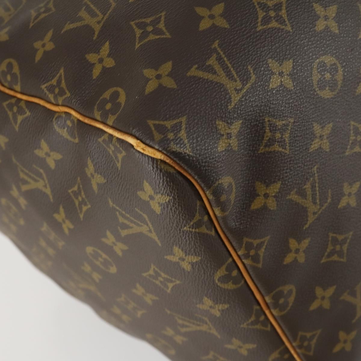 LOUIS VUITTON Monogram Keepall 55 Boston Bag M41424 LV Auth 161538