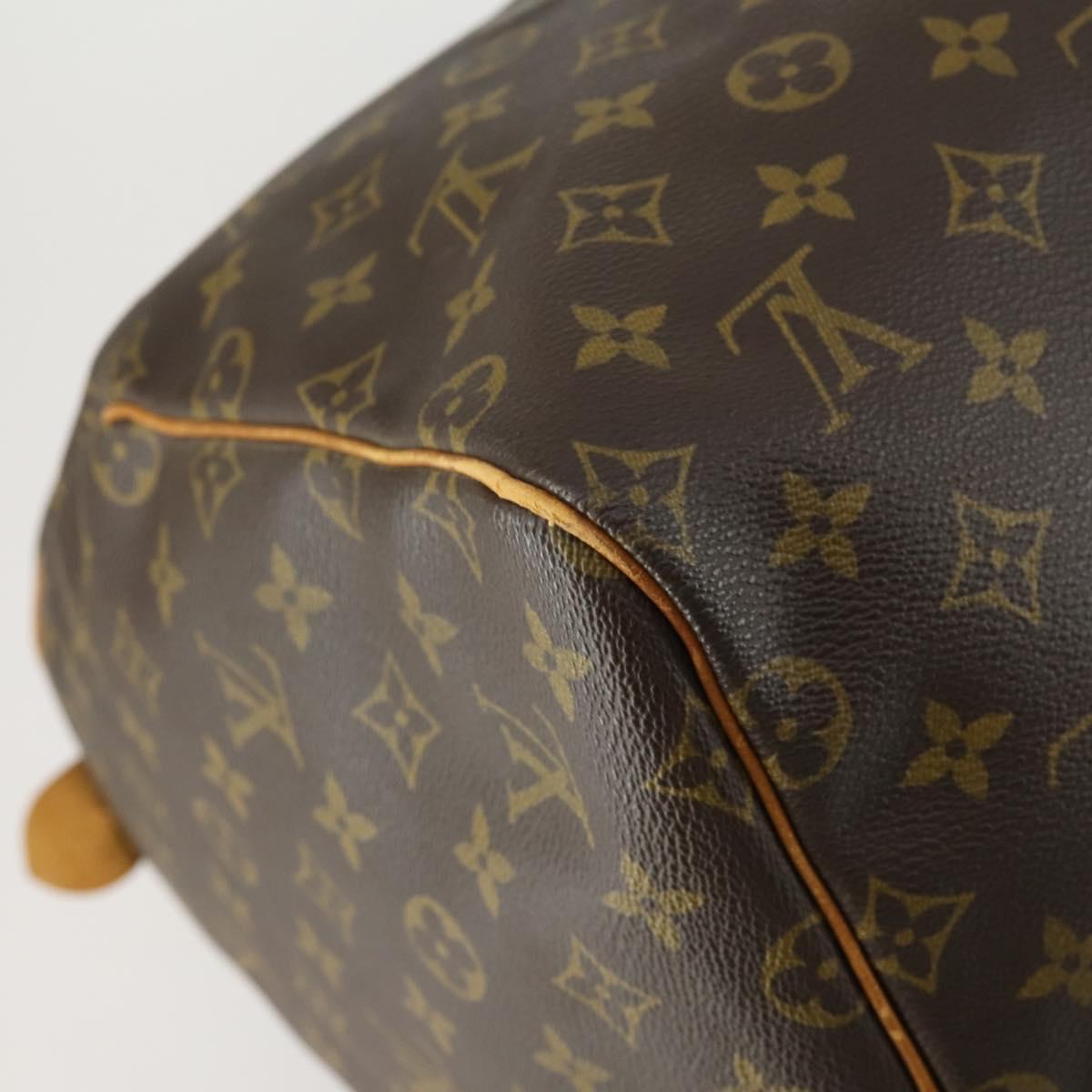 LOUIS VUITTON Monogram Keepall 55 Boston Bag M41424 LV Auth 161538