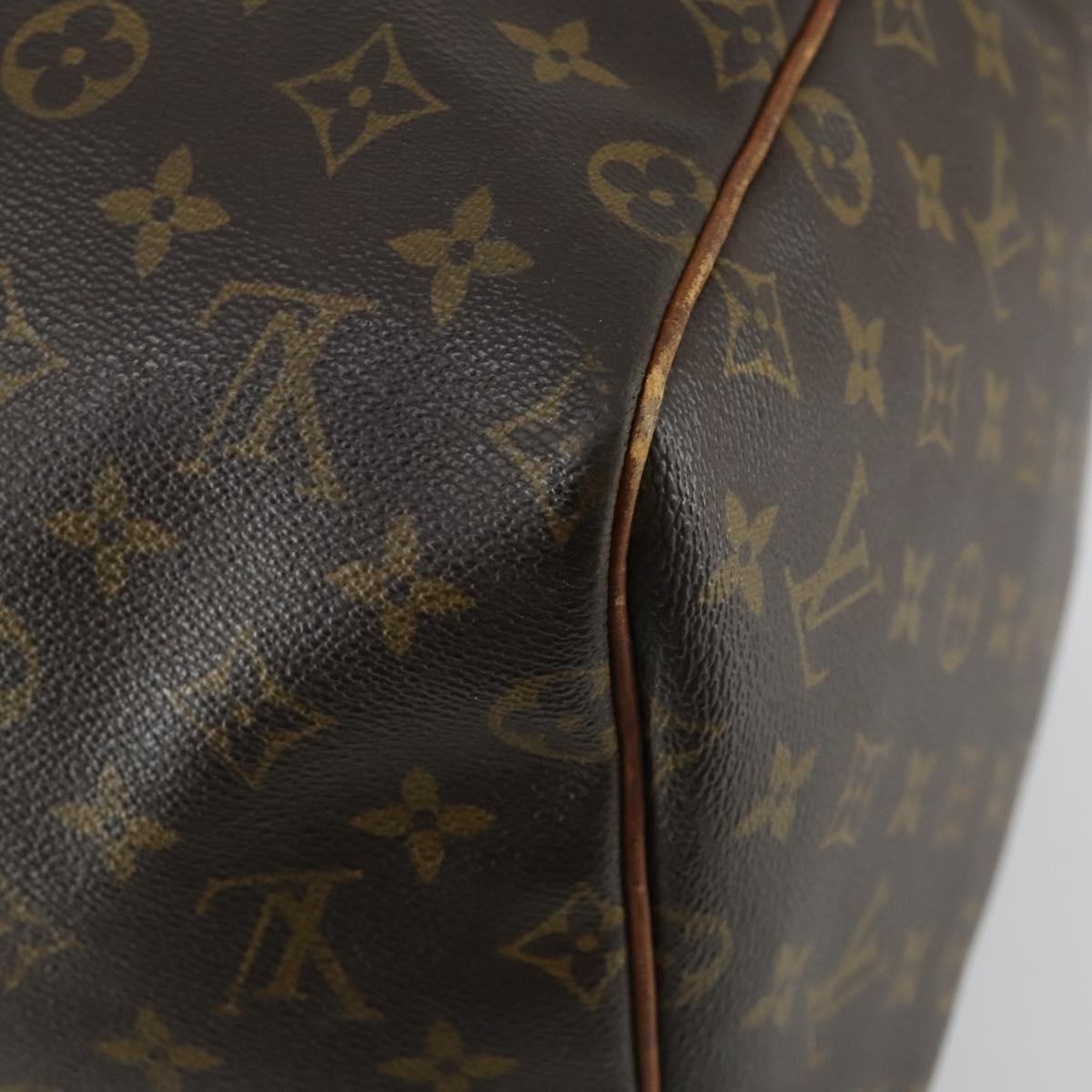 LOUIS VUITTON Monogram Keepall 55 Boston Bag M41424 LV Auth 161540
