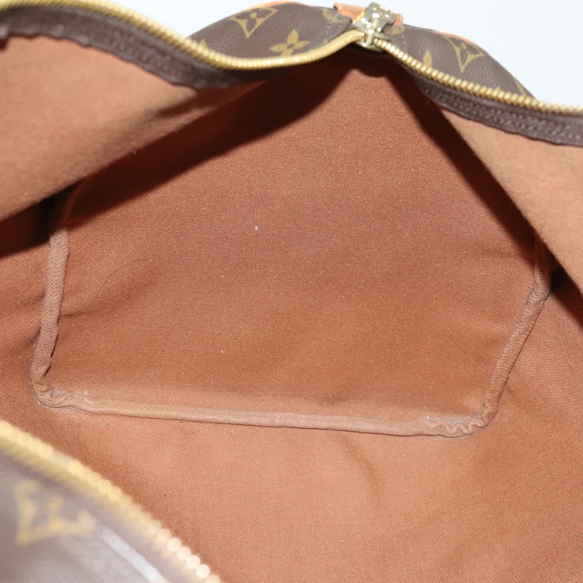 LOUIS VUITTON Monogram Keepall 55 Boston Bag M41424 LV Auth 161540