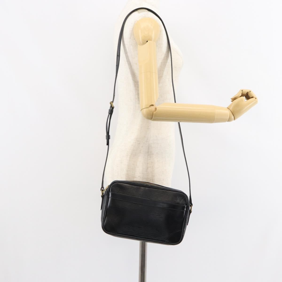 LOUIS VUITTON Epi Trocadero 23 Shoulder Bag Black M52302 LV Auth 161544