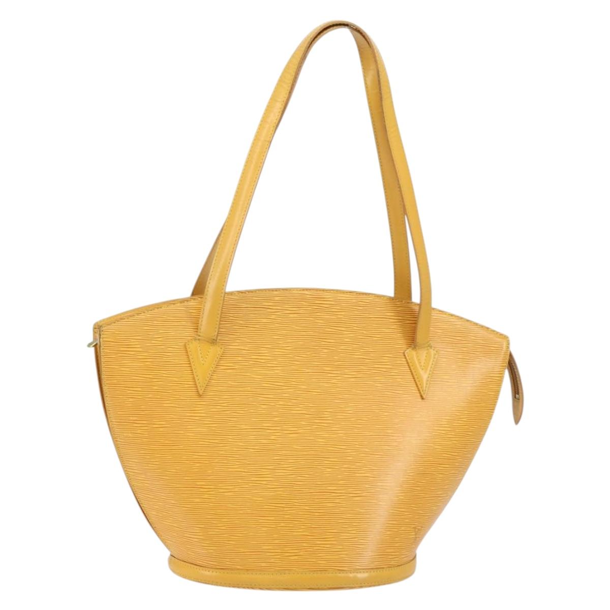 LOUIS VUITTON Epi Saint Jacques Shopping Shoulder Bag Yellow M52269 Auth 161545
