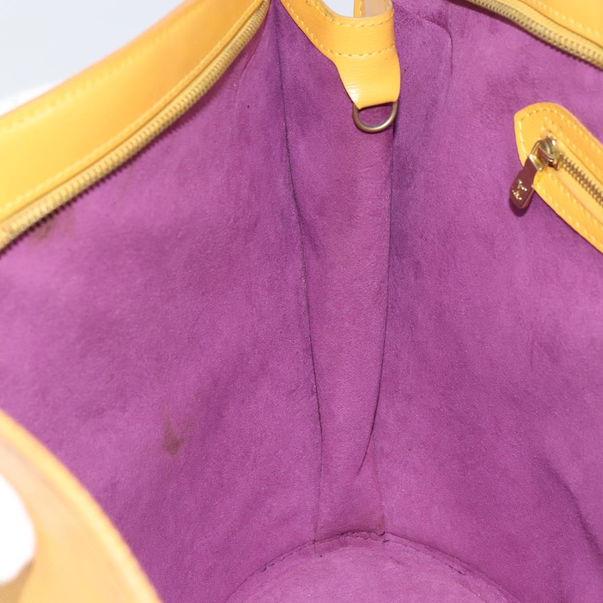 LOUIS VUITTON Epi Saint Jacques Shopping Shoulder Bag Yellow M52269 Auth 161545