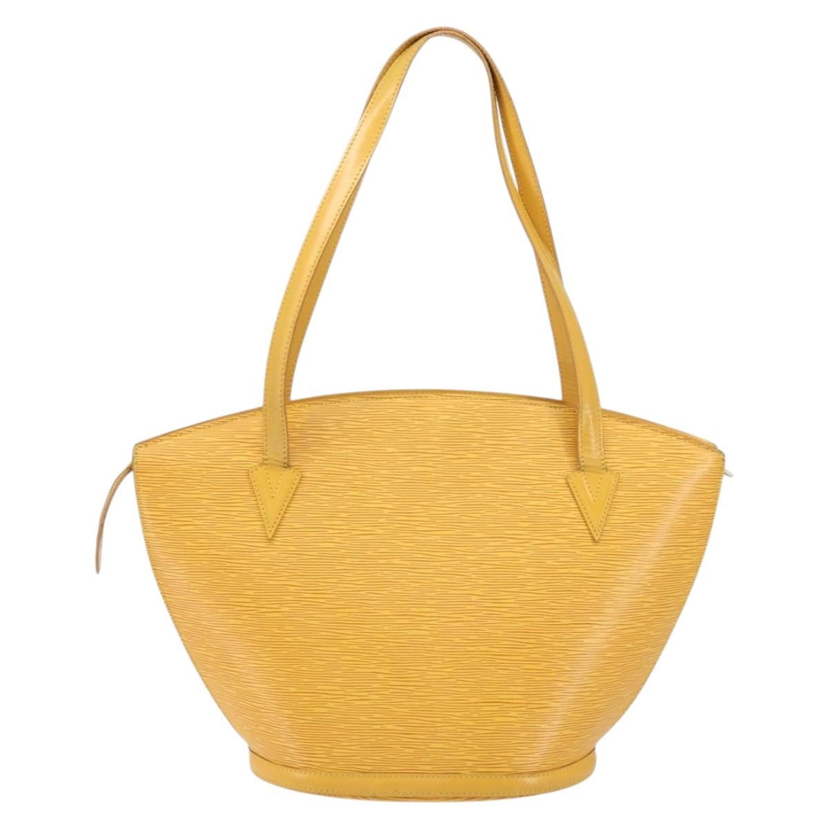 LOUIS VUITTON Epi Saint Jacques Shopping Shoulder Bag Yellow M52269 Auth 161545