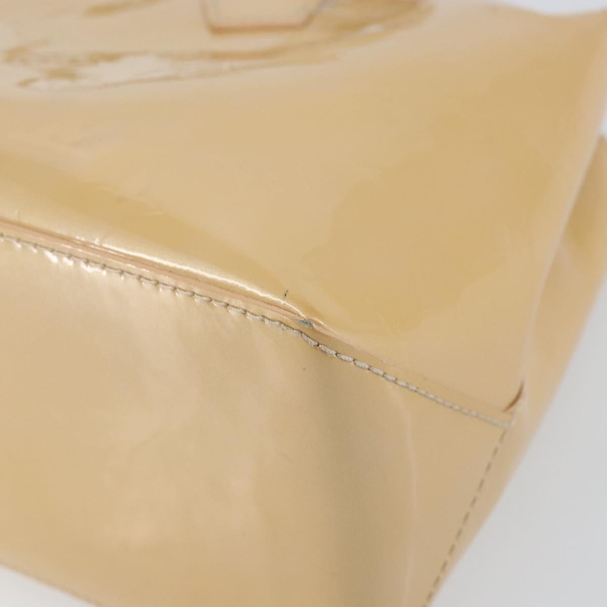 LOUIS VUITTON Vernis Wilshire PM Hand Bag Veil Amplession M91643 LV Auth 161546