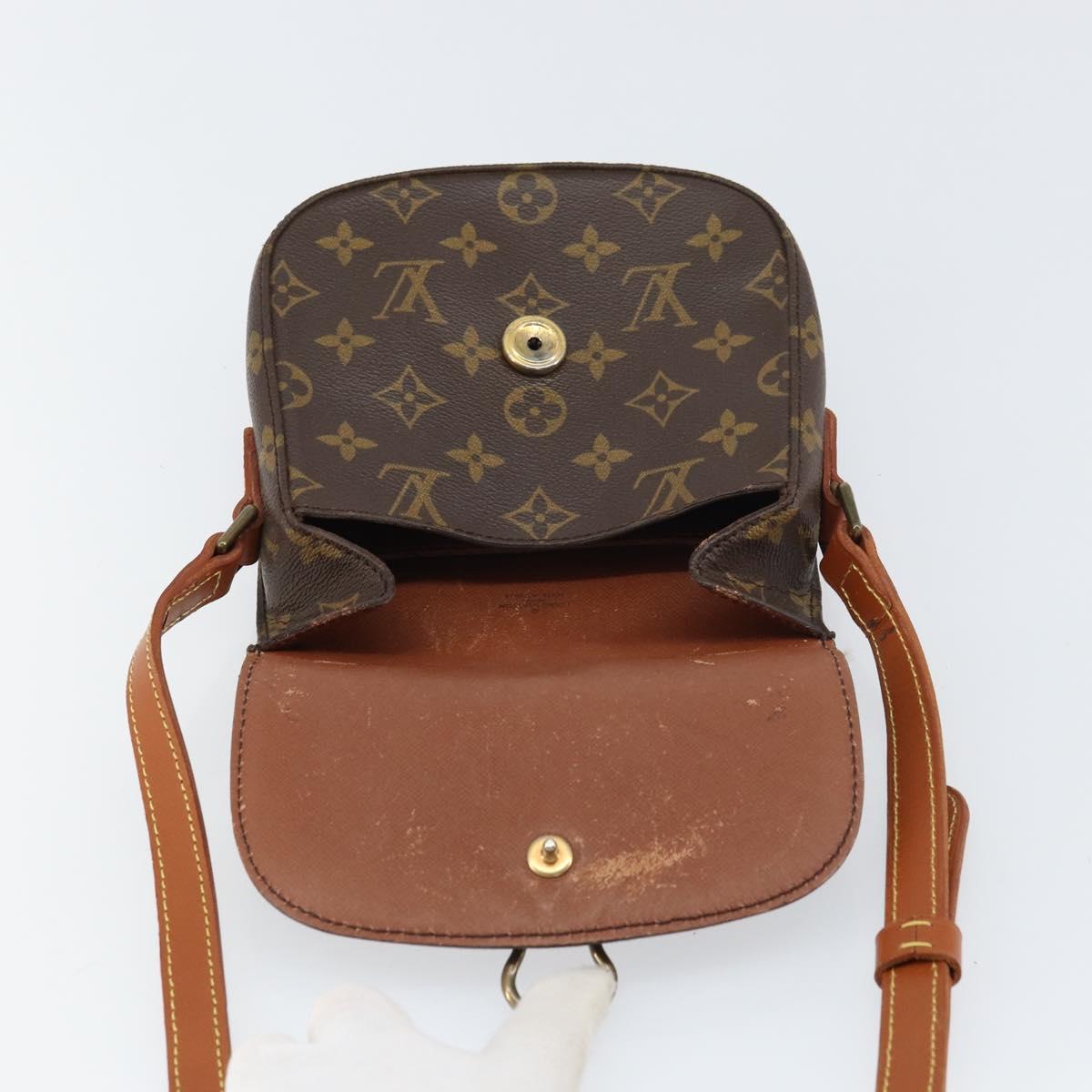 LOUIS VUITTON Monogram Saint Cloud PM Shoulder Bag M51244 LV Auth 161549