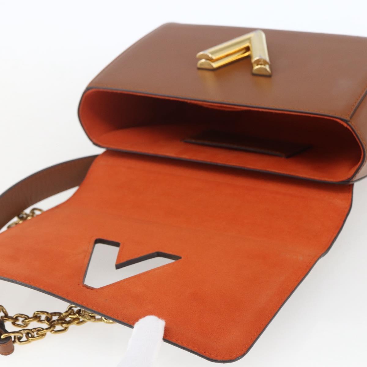 LOUIS VUITTON Catgram Sack Twist MM Shoulder Bag Marron M44408 LV Auth 161561SAV