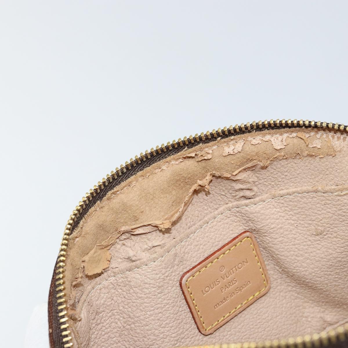 LOUIS VUITTON Monogram Pochette Cosmetic PM Pouch M43998 LV Auth 161567