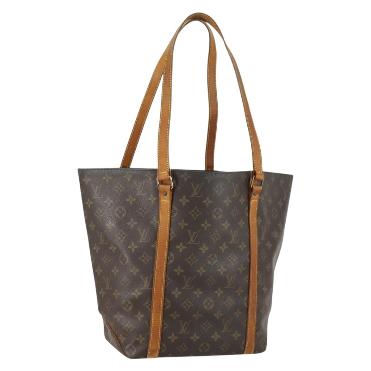 LOUIS VUITTON Monogram Sac Shopping Tote Bag M51108 LV Auth 161604