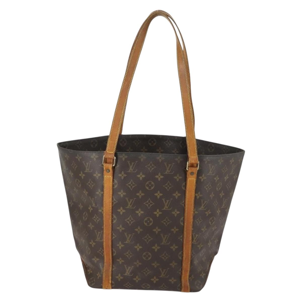 LOUIS VUITTON Monogram Sac Shopping Tote Bag M51108 LV Auth 161604