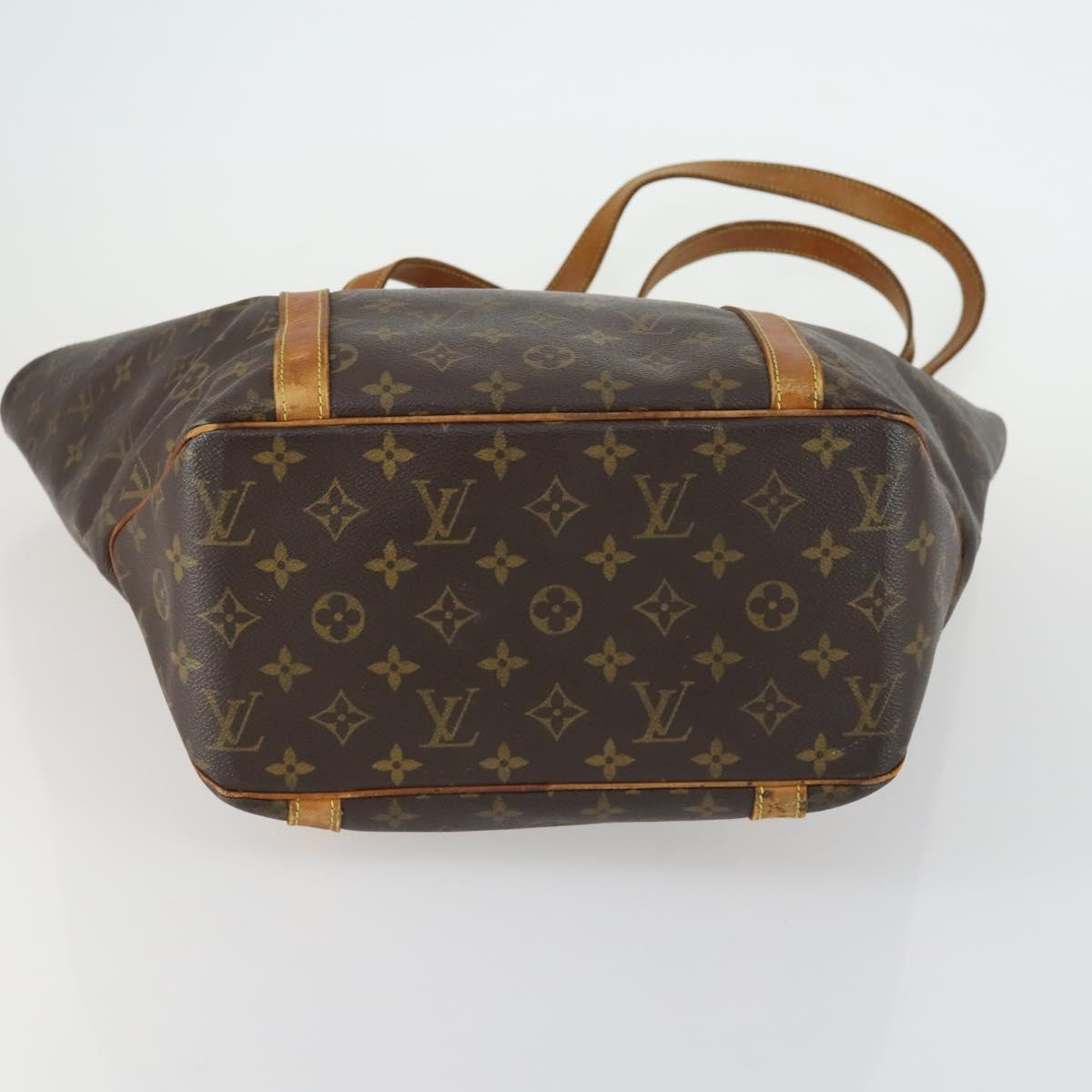 LOUIS VUITTON Monogram Sac Shopping Tote Bag M51108 LV Auth 161604
