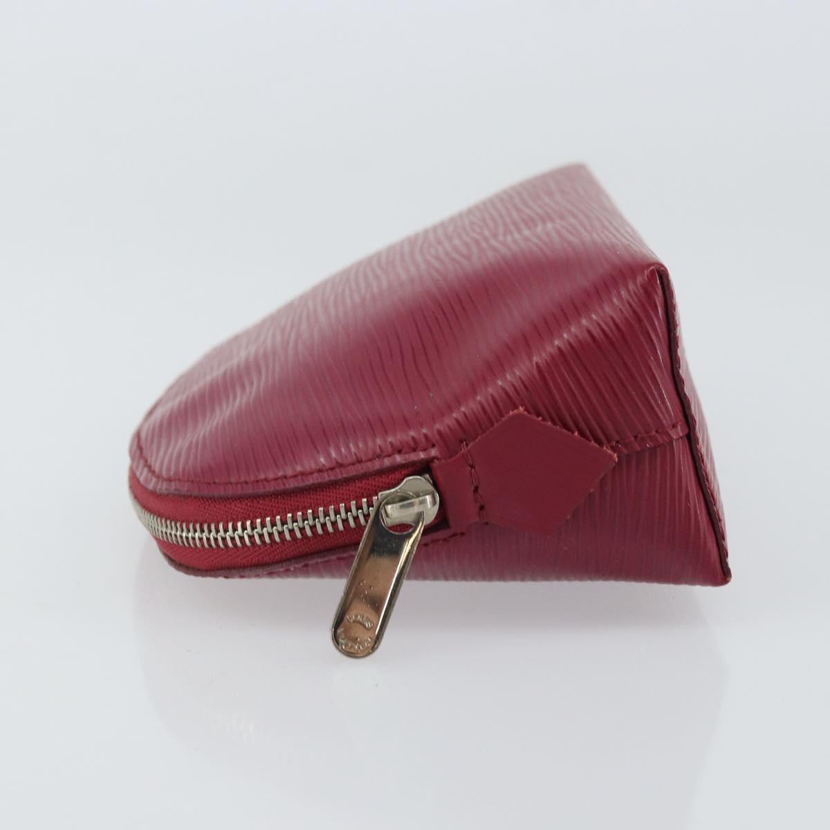 LOUIS VUITTON Epi Pochette Cosmetic PM Cosmetic Pouch Fuchsia M41114 Auth 161611