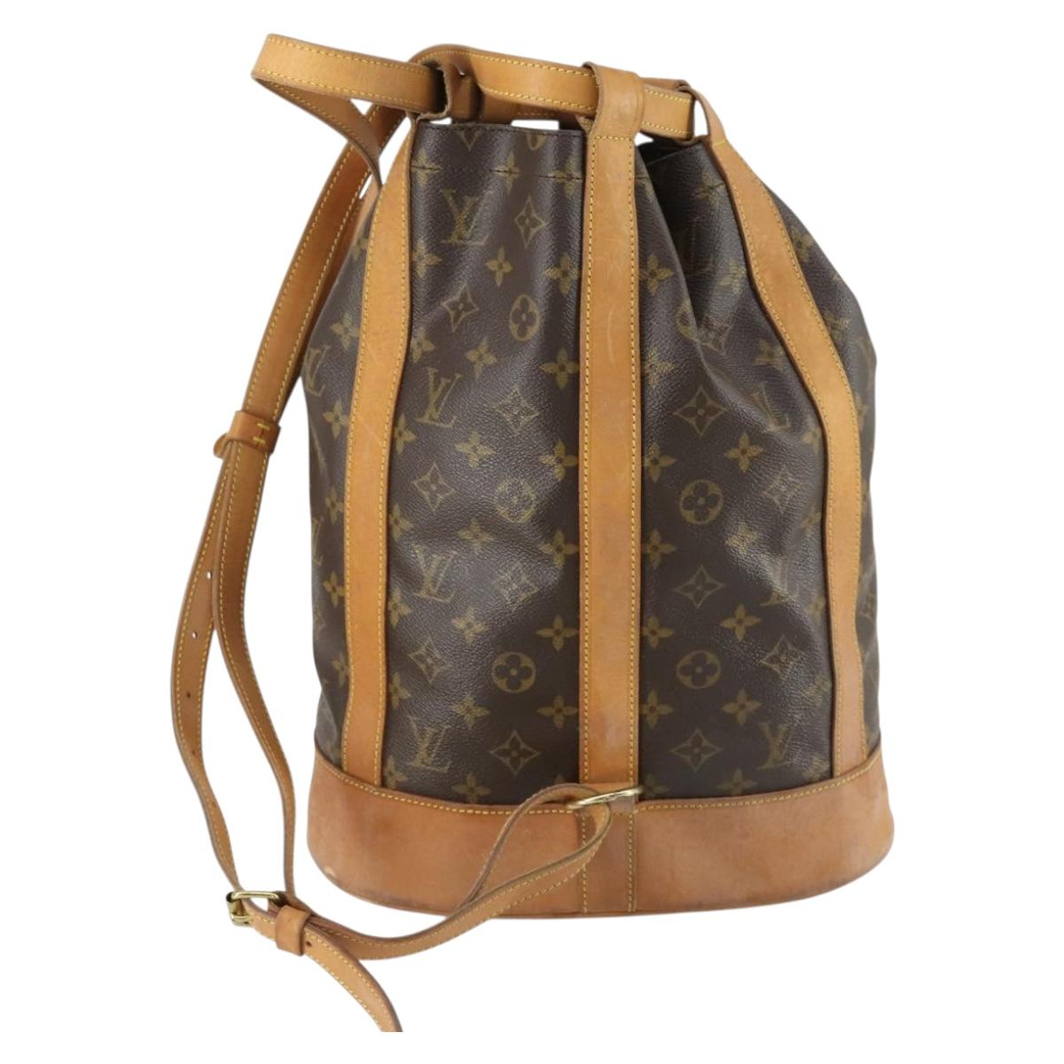 LOUIS VUITTON Monogram Randonnee PM Shoulder Bag M42243 LV Auth 161629