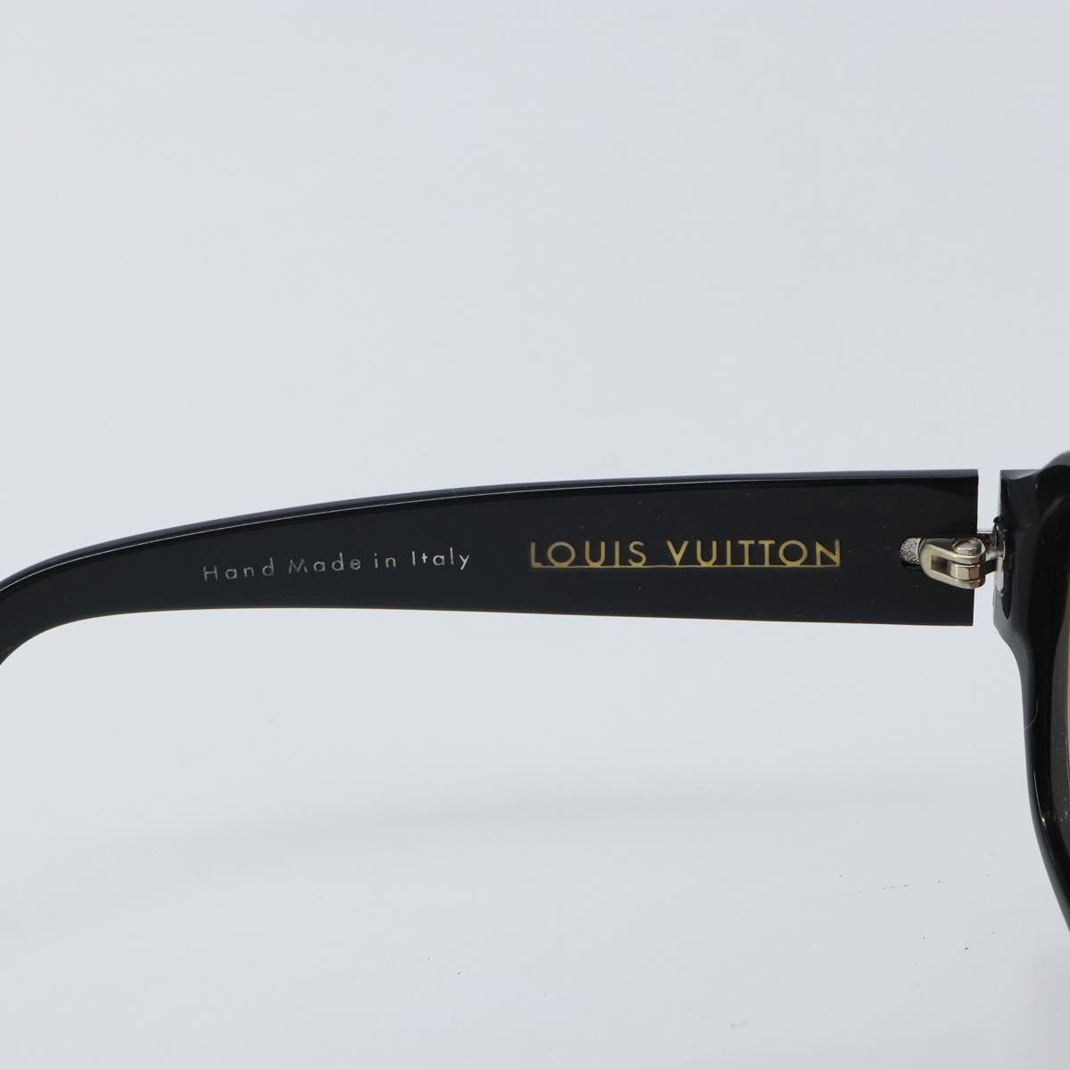 LOUIS VUITTON Sunglasses plastic Black Z0132E LV Auth 161633