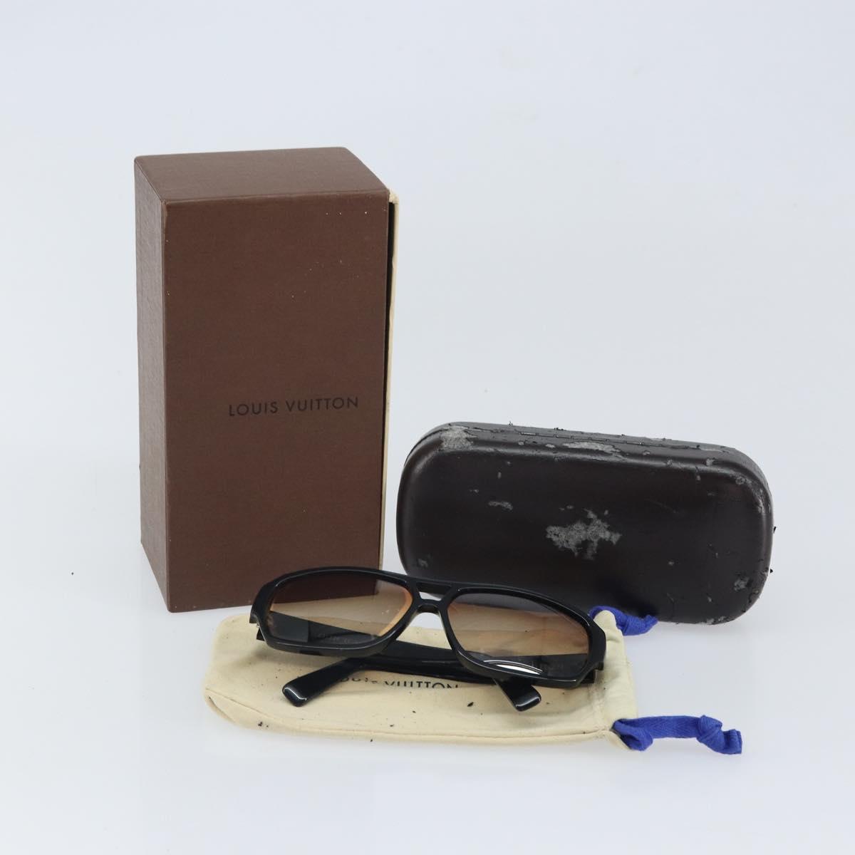 LOUIS VUITTON Sunglasses plastic Black Z0132E LV Auth 161633