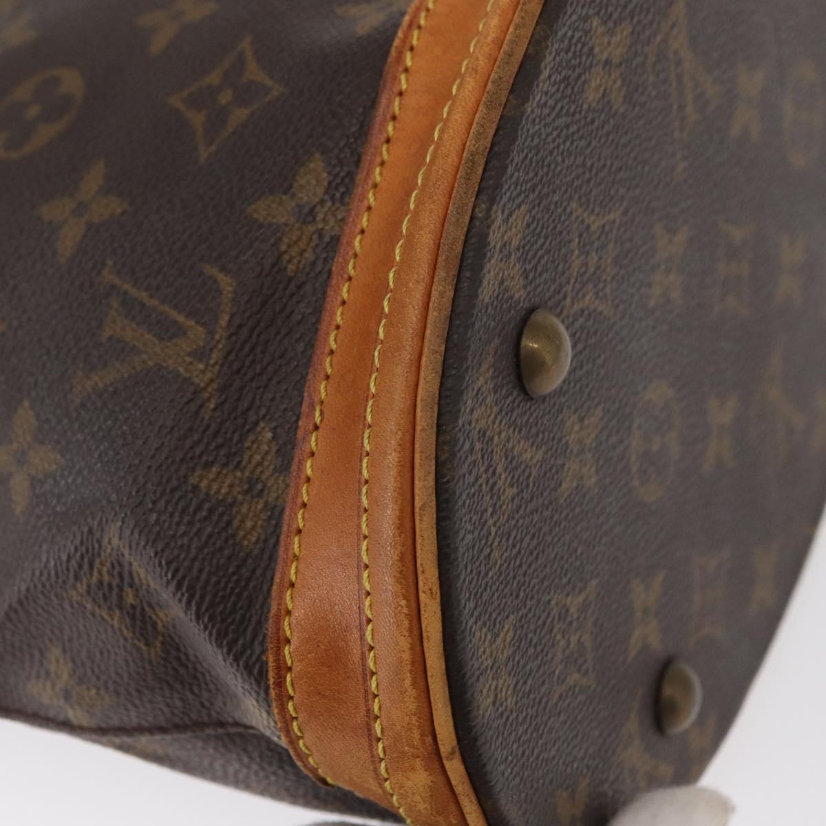 LOUIS VUITTON Monogram Bucket PM Shoulder Bag M42238 LV Auth 161666