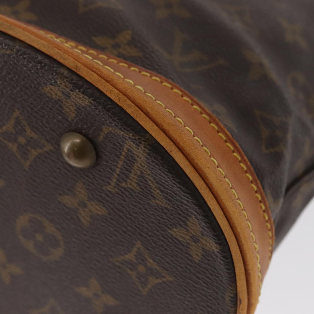 LOUIS VUITTON Monogram Bucket PM Shoulder Bag M42238 LV Auth 161666