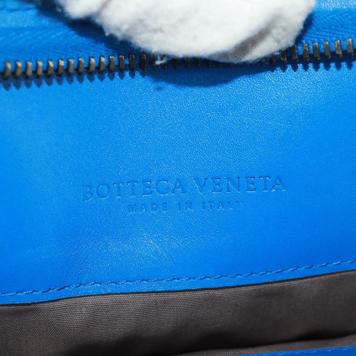 BOTTEGA VENETA INTRECCIATO Business Bag Leather Blue Auth 161673V