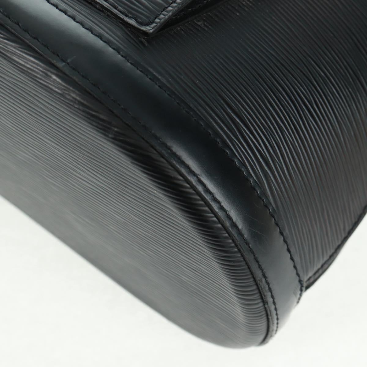 LOUIS VUITTON Epi Gobelins Backpack Black M52292 LV Auth 161681