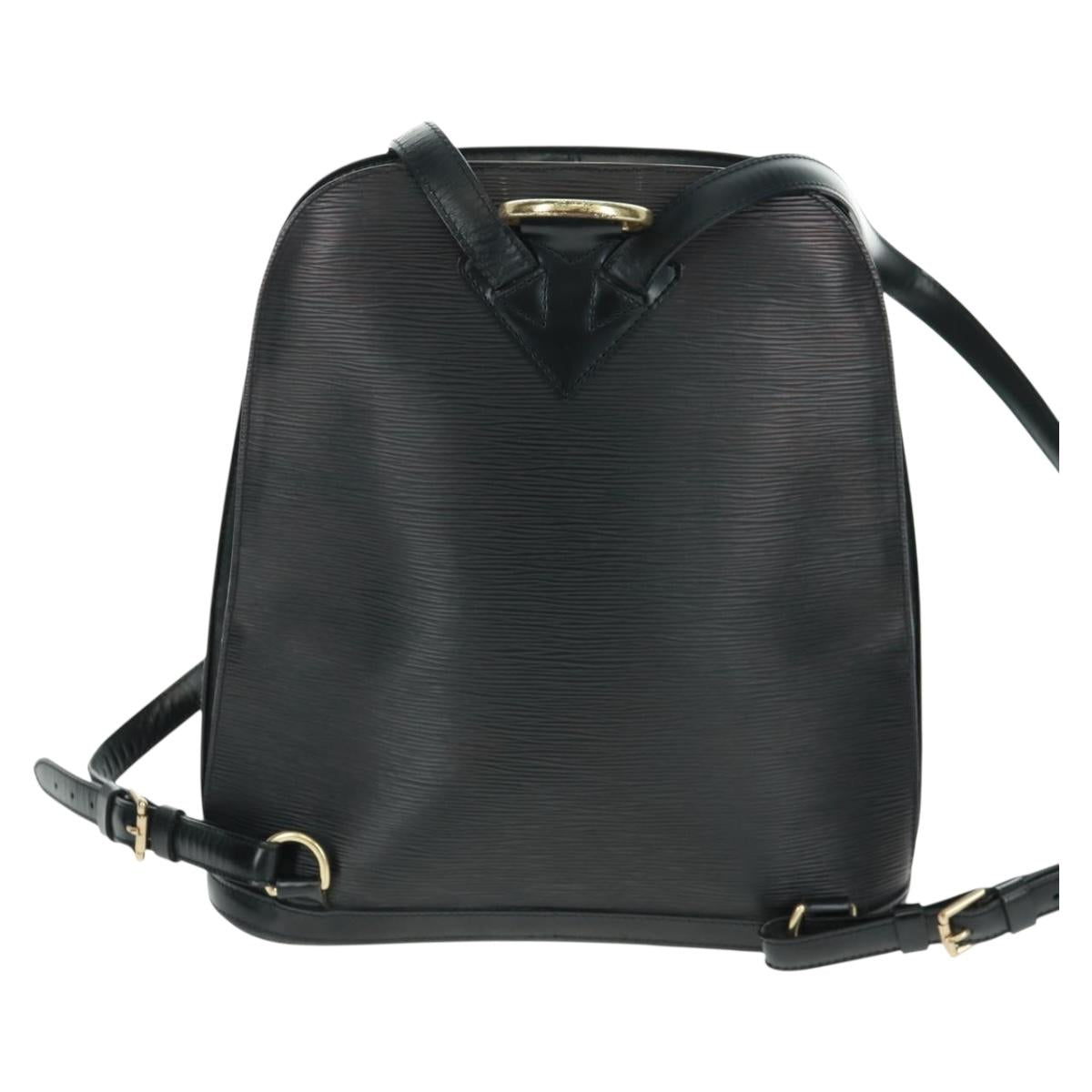 LOUIS VUITTON Epi Gobelins Backpack Black M52292 LV Auth 161681