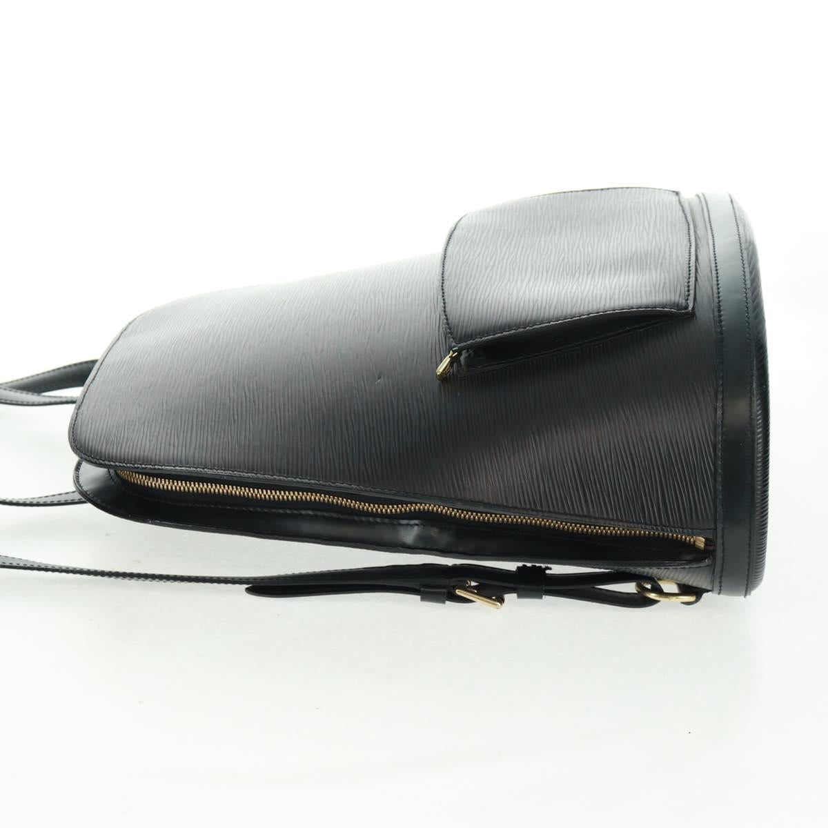 LOUIS VUITTON Epi Gobelins Backpack Black M52292 LV Auth 161681