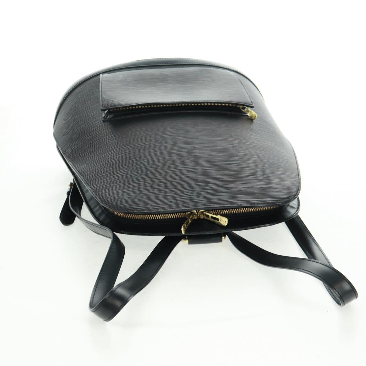 LOUIS VUITTON Epi Gobelins Backpack Black M52292 LV Auth 161681