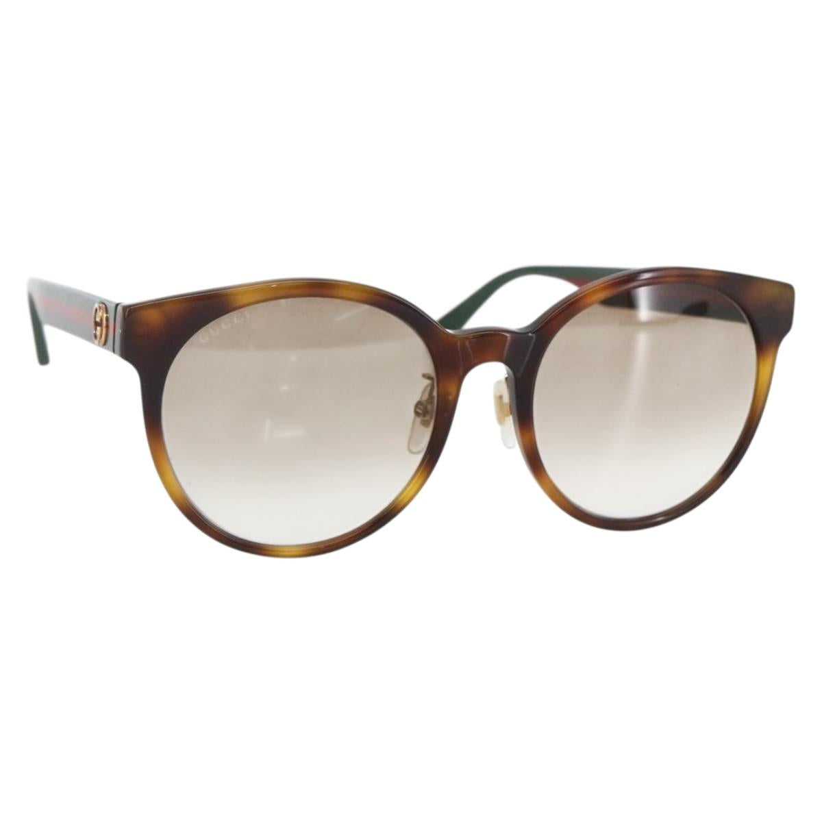 GUCCI Sunglasses plastic Green GG0416SK Auth 161694