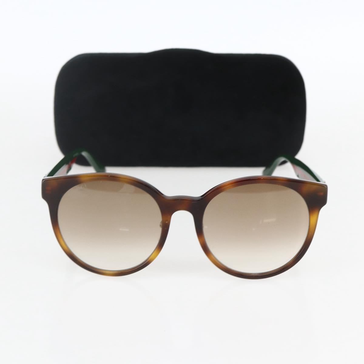 GUCCI Sunglasses plastic Green GG0416SK Auth 161694