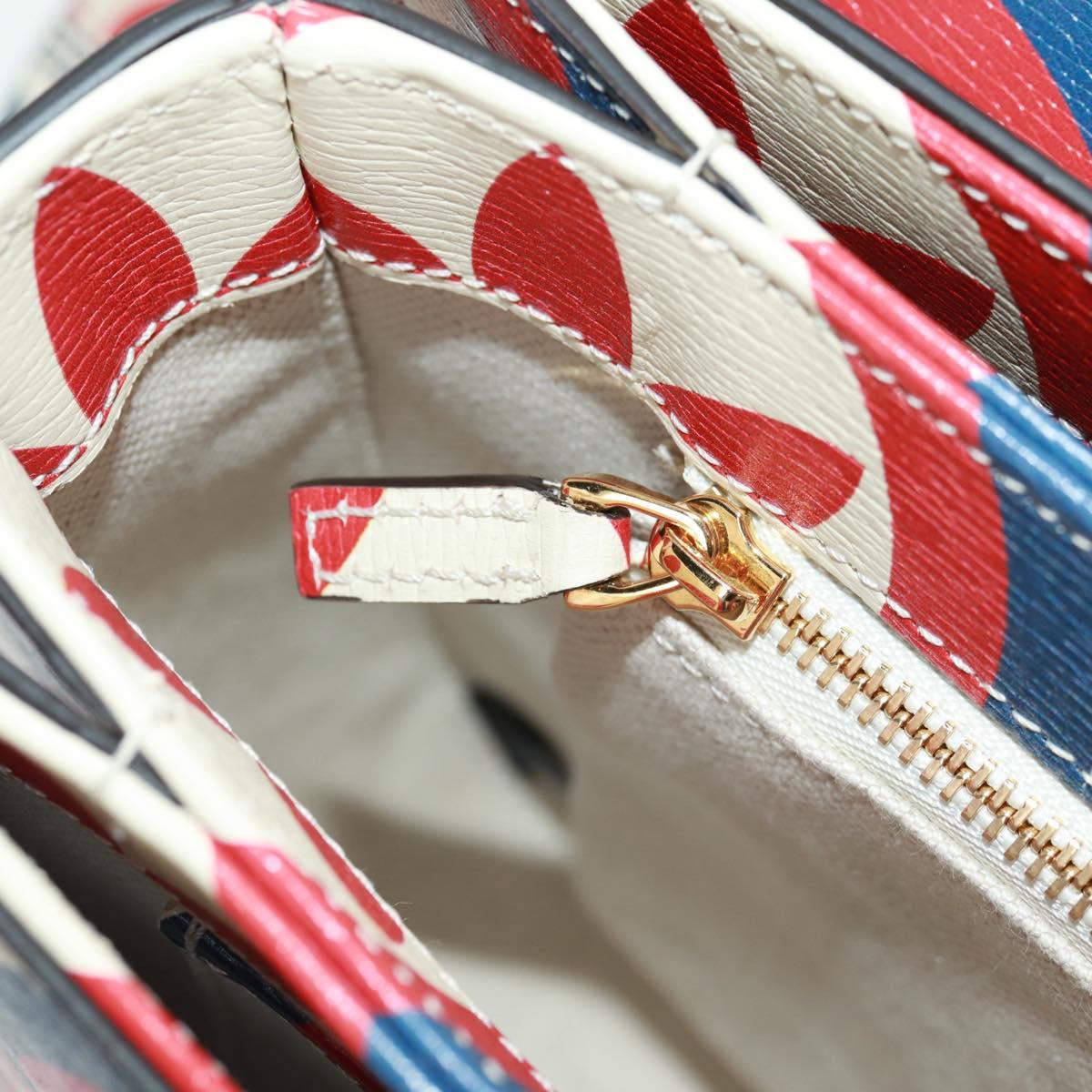 GUCCI Horsebit 1955 Shoulder Bag Leather Multicolor Gold 602204 Auth 161700SAM