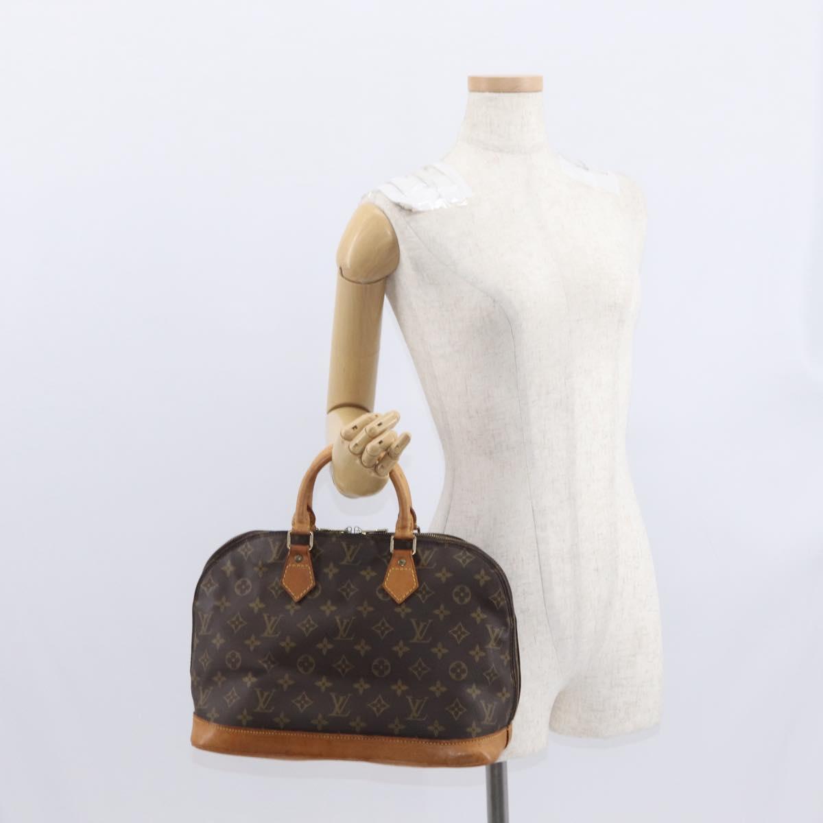 LOUIS VUITTON Monogram Alma Hand Bag M51130 LV Auth 161706
