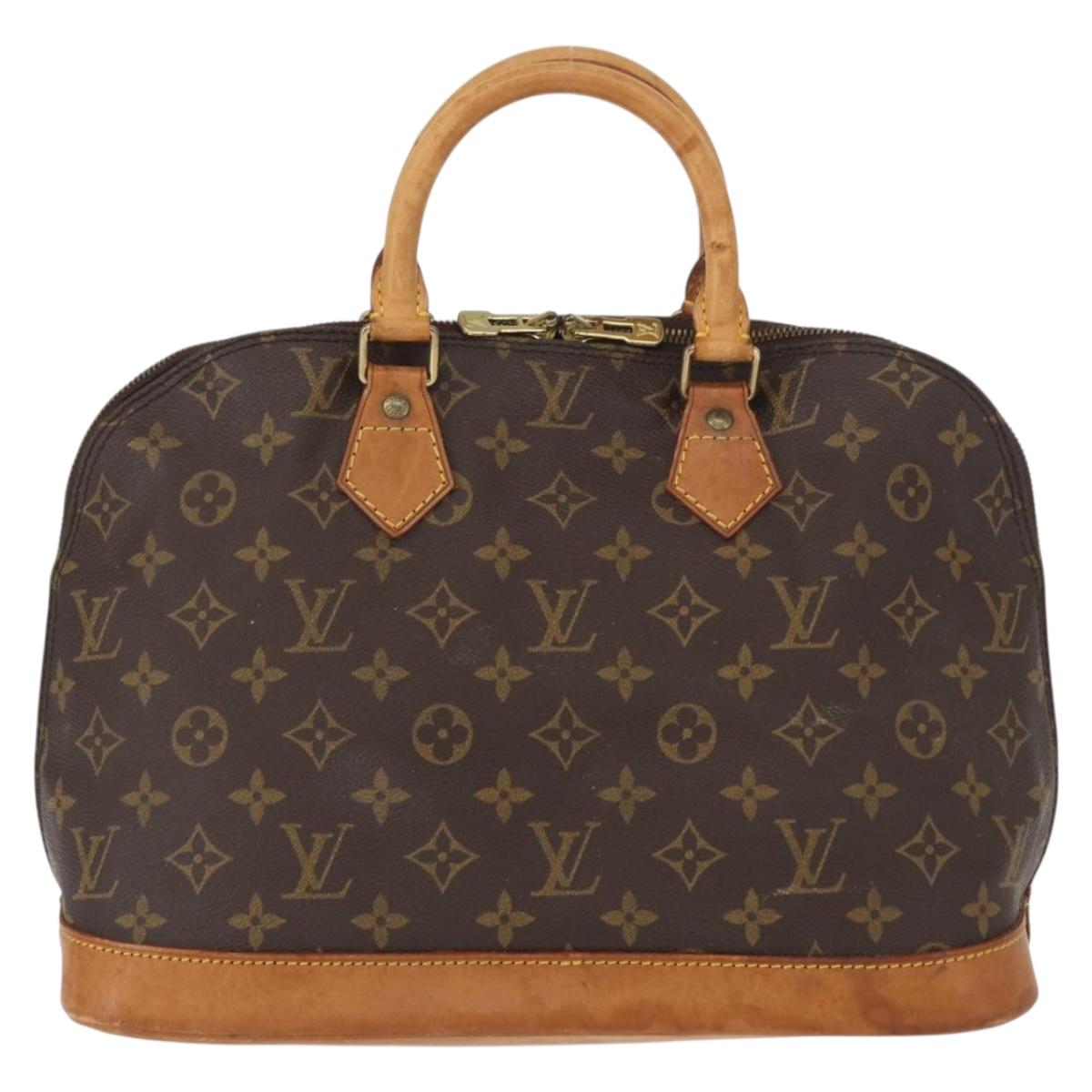LOUIS VUITTON Monogram Alma Hand Bag M51130 LV Auth 161706