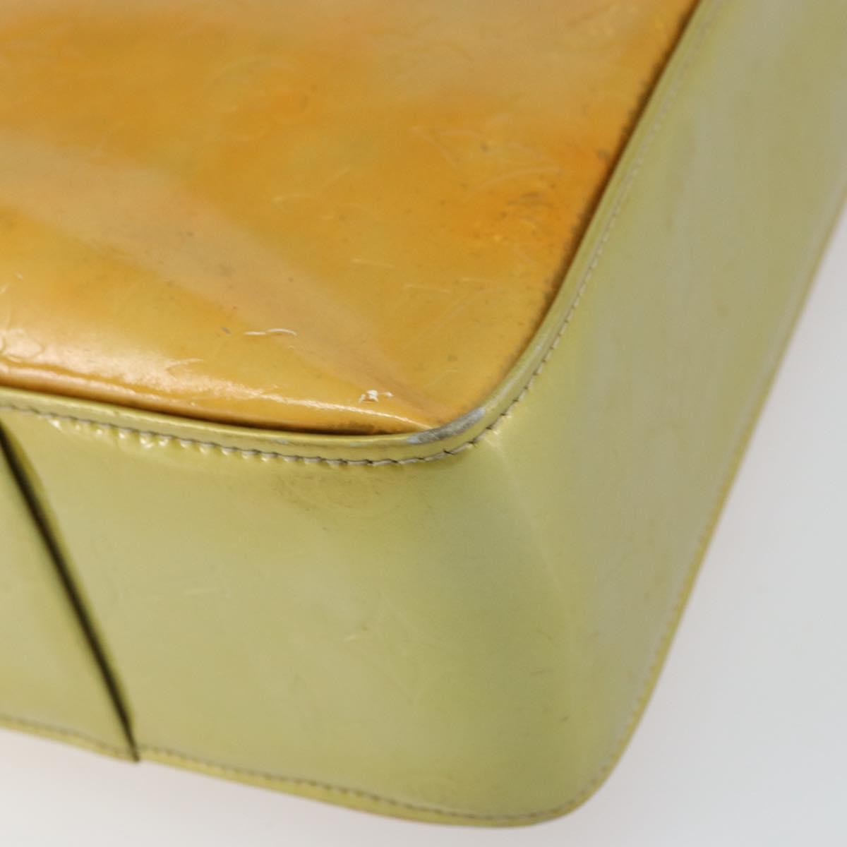 LOUIS VUITTON Monogram Vernis Columbus Tote Bag Gris M91028 LV Auth 161709