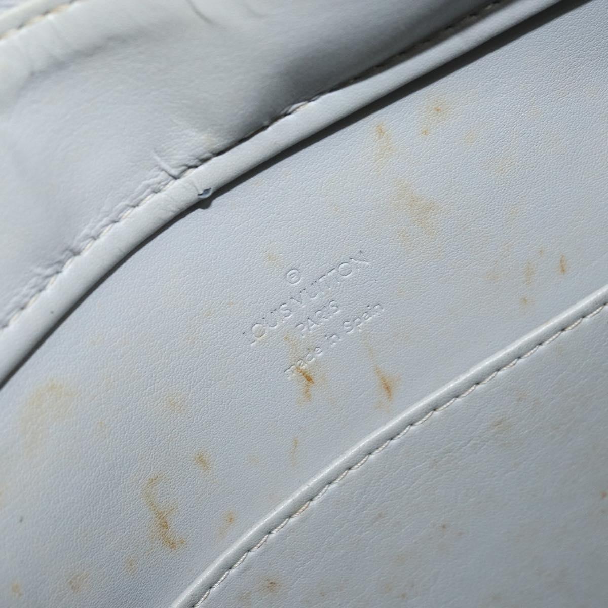 LOUIS VUITTON Monogram Vernis Columbus Tote Bag Gris M91028 LV Auth 161709