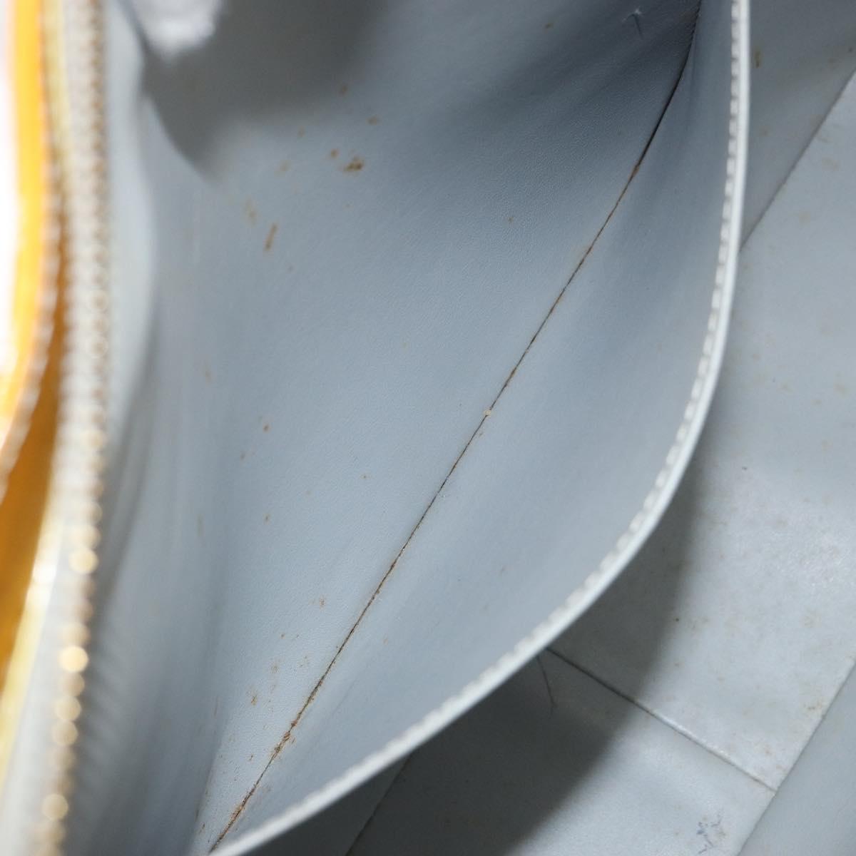 LOUIS VUITTON Monogram Vernis Columbus Tote Bag Gris M91028 LV Auth 161709