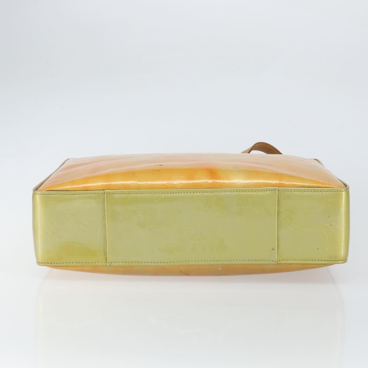 LOUIS VUITTON Monogram Vernis Columbus Tote Bag Gris M91028 LV Auth 161709