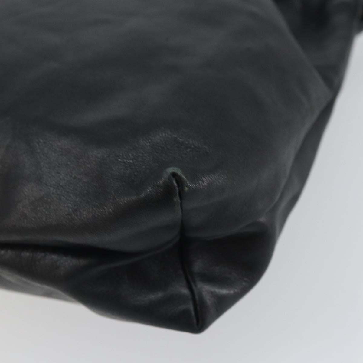 GUCCI Shoulder Bag Leather Black 001 3378 3754 Auth 161717
