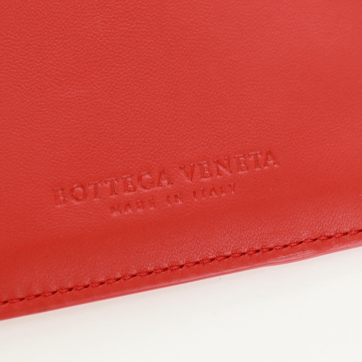 BOTTEGA VENETA INTRECCIATO Cabas Bag Leather 2way Orange Gold Auth 161744SAM