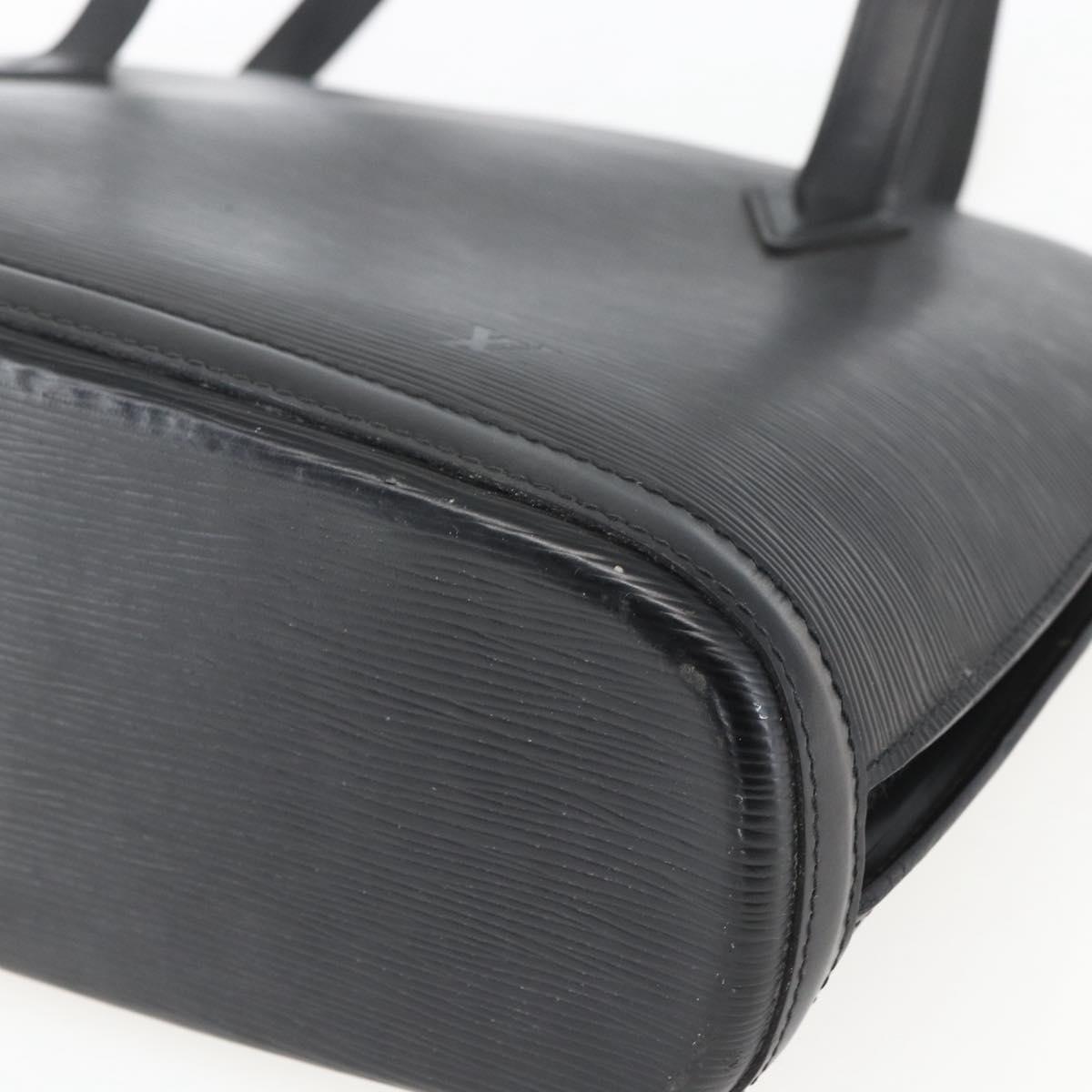 LOUIS VUITTON Epi Lussac Shoulder Bag Black M52282 LV Auth 161758