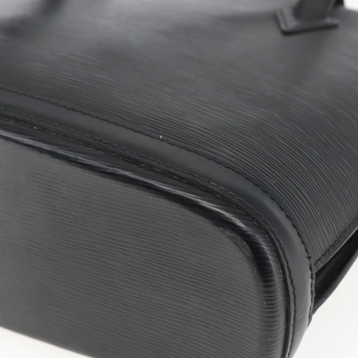 LOUIS VUITTON Epi Lussac Shoulder Bag Black M52282 LV Auth 161758