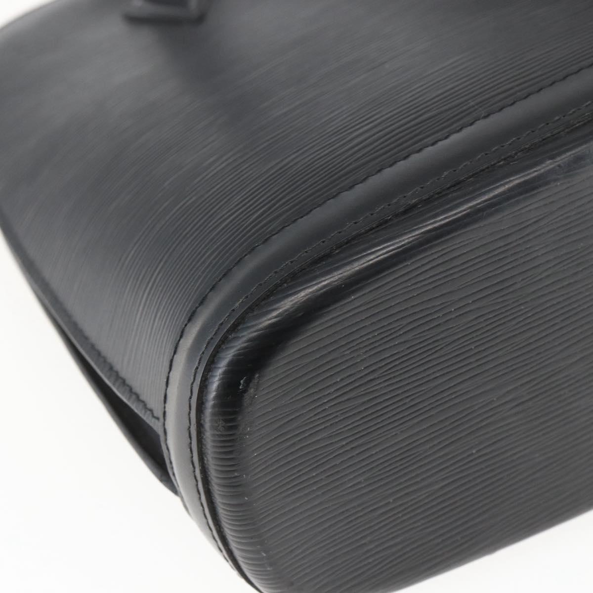 LOUIS VUITTON Epi Lussac Shoulder Bag Black M52282 LV Auth 161758