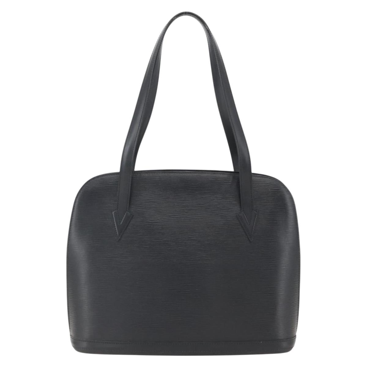 LOUIS VUITTON Epi Lussac Shoulder Bag Black M52282 LV Auth 161758