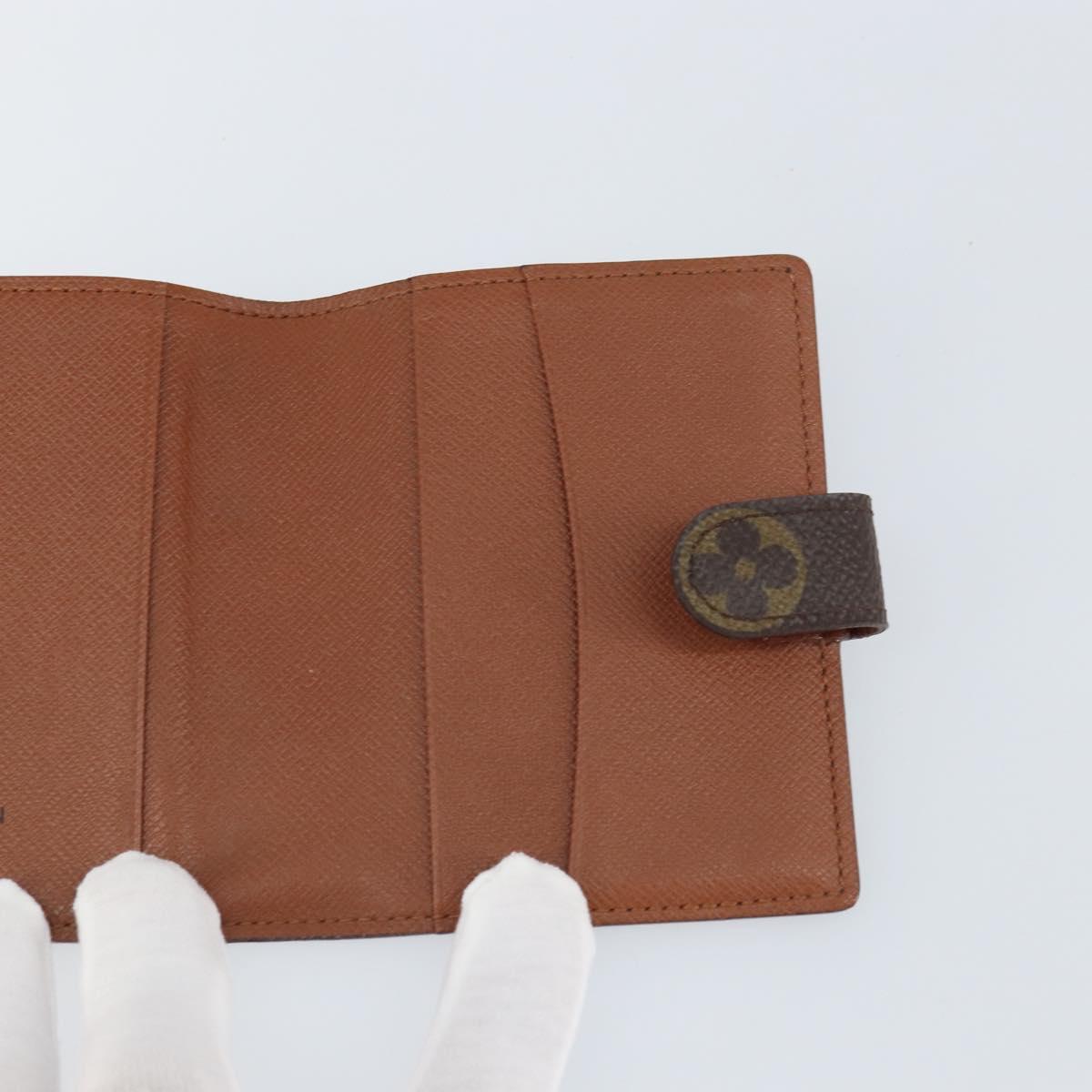 LOUIS VUITTON Monogram Agenda Mini Day Planner Cover R20007 LV Auth 161764