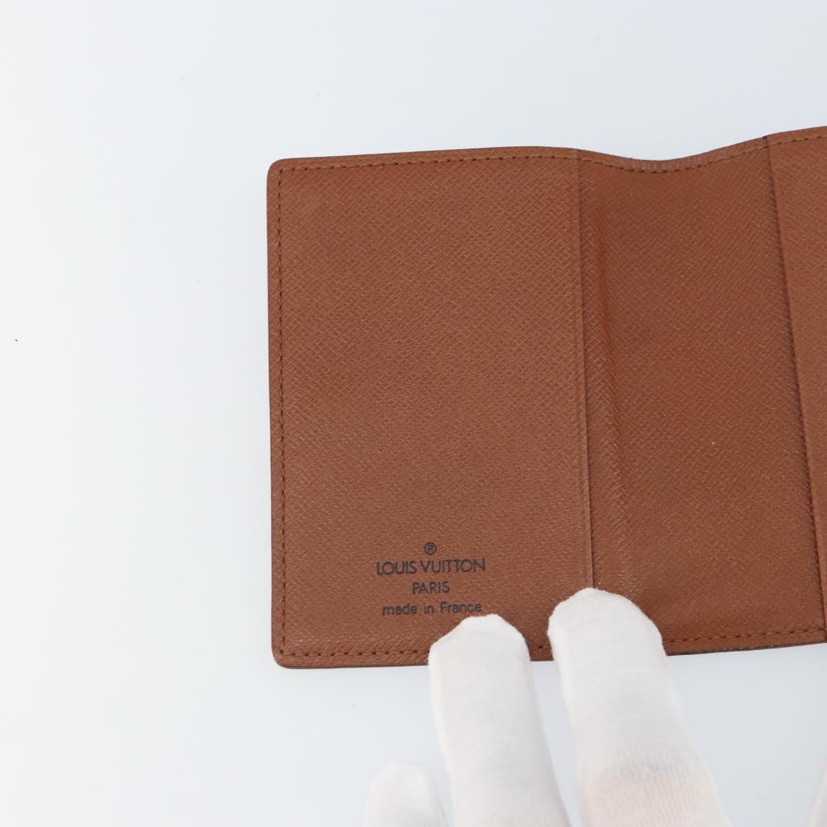 LOUIS VUITTON Monogram Agenda Mini Day Planner Cover R20007 LV Auth 161764