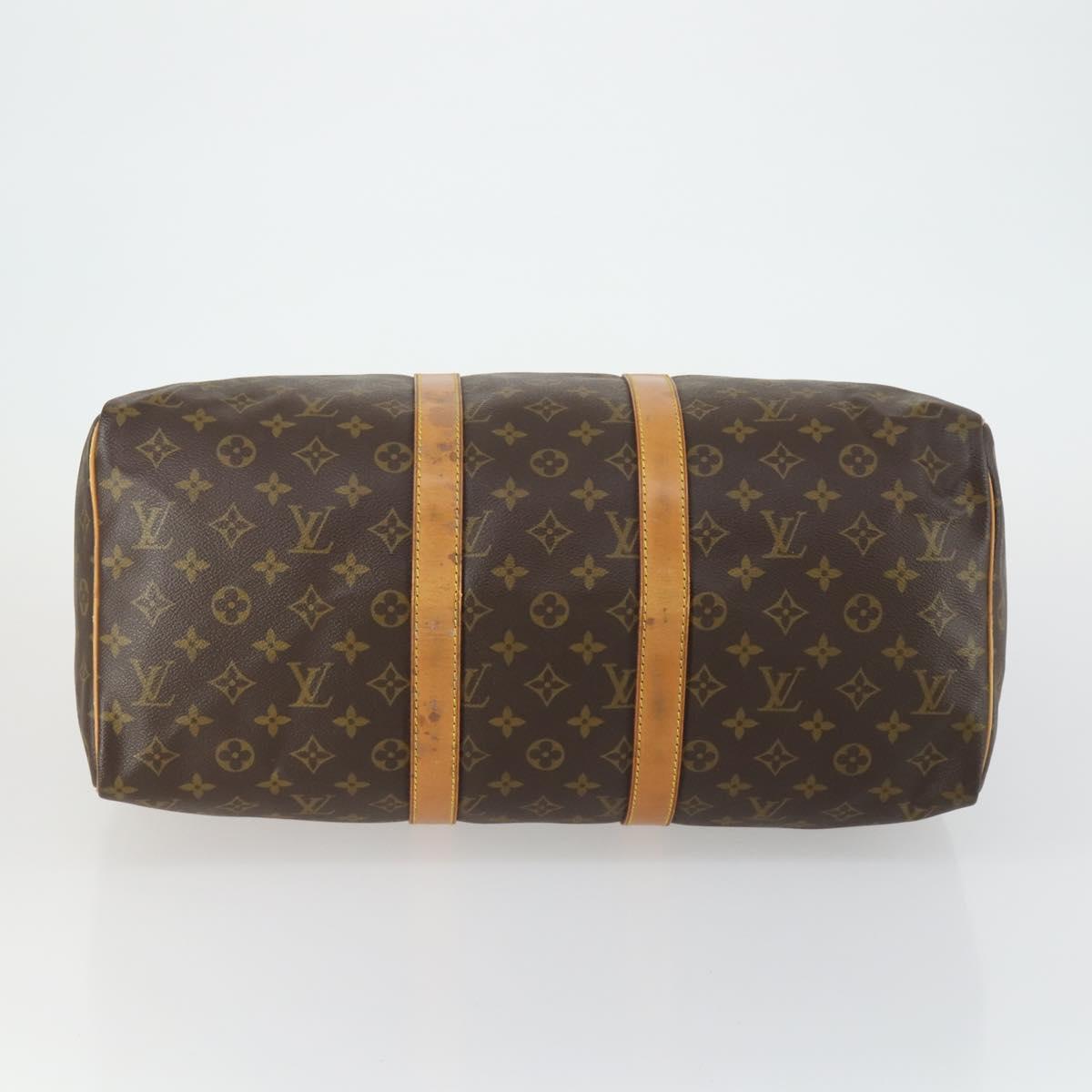LOUIS VUITTON Monogram Keepall 45 Boston Bag M41428 LV Auth 161775