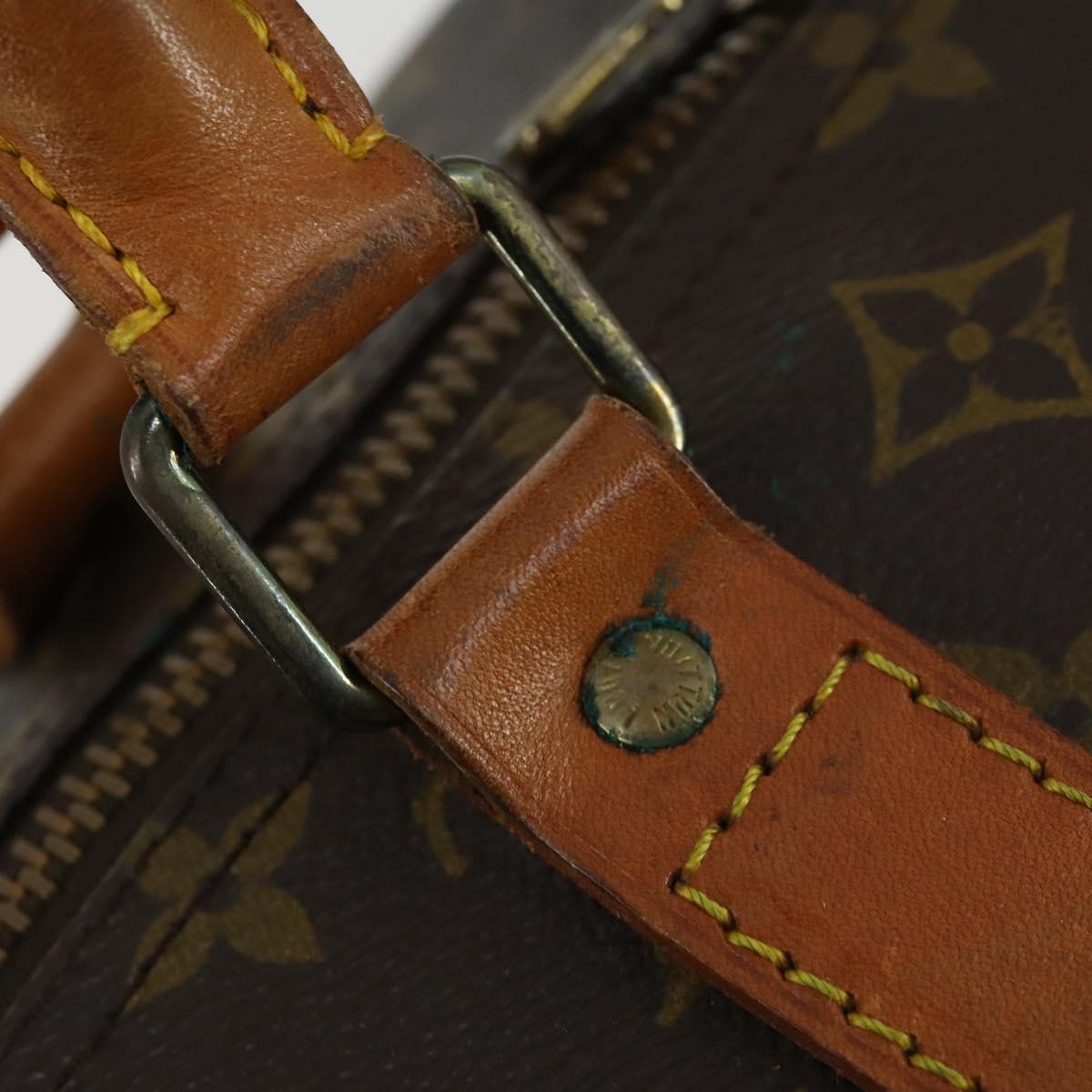LOUIS VUITTON Monogram Keepall 60 Boston Bag M41422 LV Auth 161777