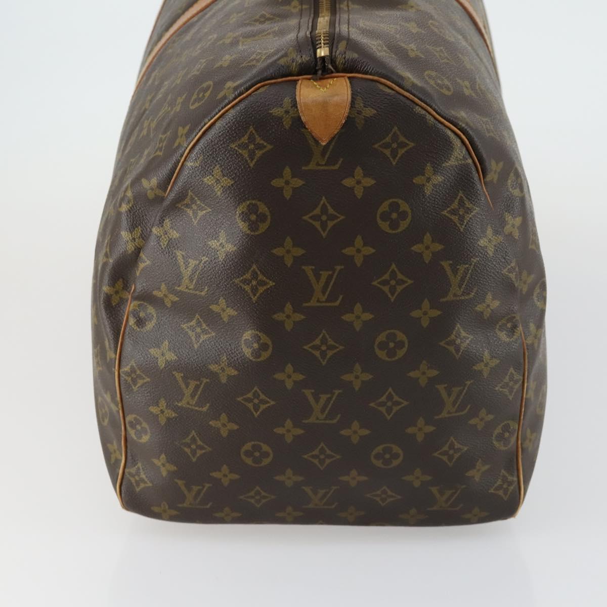 LOUIS VUITTON Monogram Keepall 60 Boston Bag M41422 LV Auth 161777