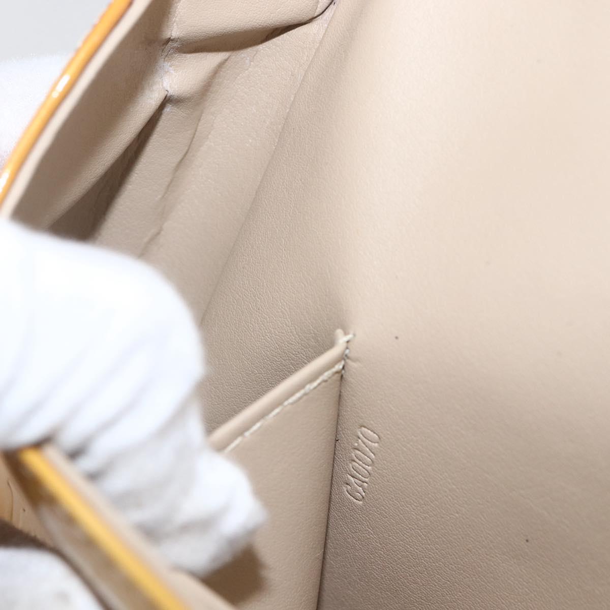 LOUIS VUITTON Monogram Vernis Thompson Street Bag Beige M91301 LV Auth 161788